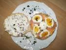 Lachstorte mit Fladenbrot - Rezept