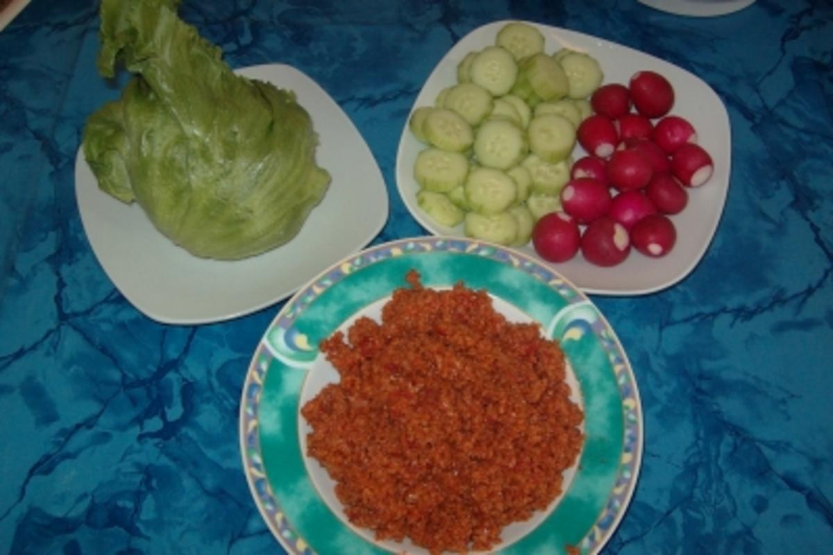 Tomaten-Burgul, Ba'let banadura - Rezept