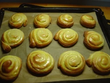 Puddingschnecken - Rezept