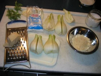 Rezept: Fenchelgemüse mit Parmesan Fenchelgemüse mit Parmesan - Rezept