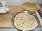 Creme-fraiche Pfannkuchen - Rezept