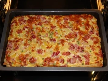 Rezept: Blätterteig pikant: Nach Art Hawai Bild Nr. 2 Blätterteig pikant: Nach Art Hawai - Rezept - Bild Nr. 2