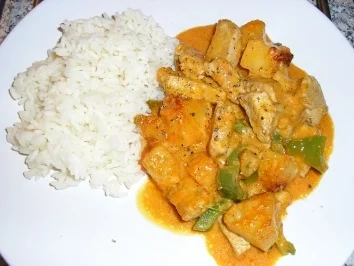 Rezept: Puten-Ananas-Curry Puten-Ananas-Curry - Rezept
