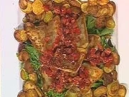 Zander auf crispy potatoes mit Tomatensalsa - Rezept