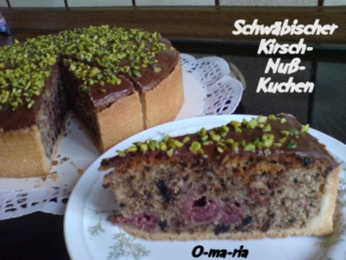 Kuchen  Schwäbischer Kirsch~Nuss~Kuchen - Rezept