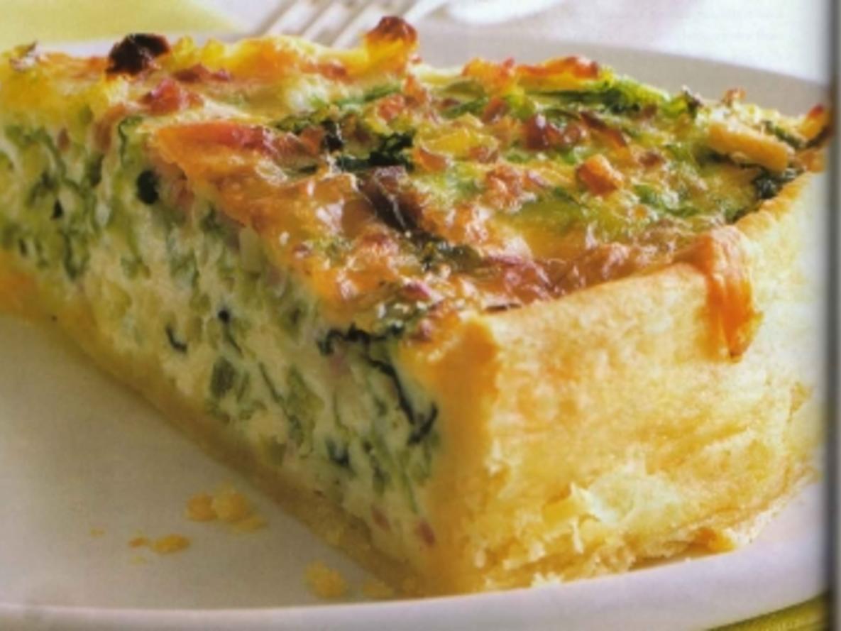 Wirsing-Quiche - Rezept mit Bild