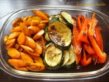 Rezept: Lauwarme Gemüseplatte Lauwarme Gemüseplatte - Rezept