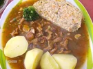 Hackbraten mit Jägersoße - Rezept