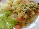 Schnitzel mit Gemüsesoße - Rezept