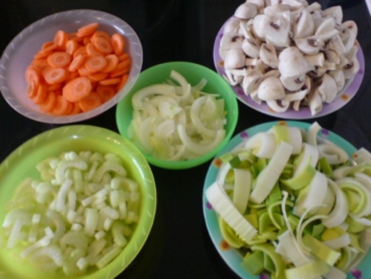 Schnitzel mit Gemüsesoße - Rezept - Bild Nr. 4