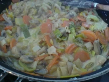 Schnitzel mit Gemüsesoße - Rezept - Bild Nr. 11