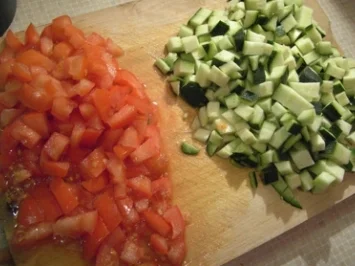 Rezept: Cremige Gemüse-Puten-Rahm Pfanne Cremige Gemüse-Puten-Rahm Pfanne - Rezept