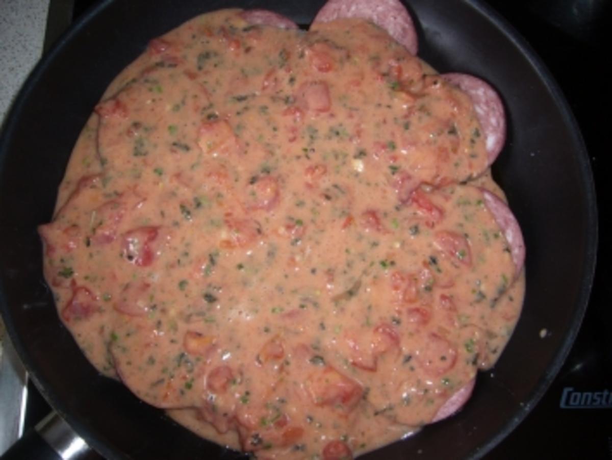 Hauptspeise: Bobbeles Kartoffel-Tomaten-Eier-Schichtpfanne - Rezept - Bild Nr. 5