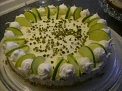 Torte : Quark-Limetten-Torte - Rezept