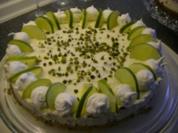 Torte : Quark-Limetten-Torte - Rezept
