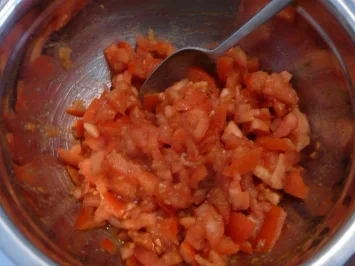 Scharfes Auberginen-Curry - Rezept