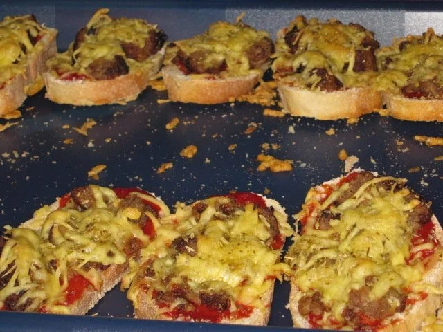 überbackenes Hack-Ciabatta - Rezept