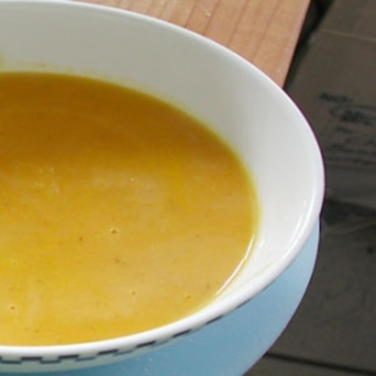 Feurige Karotten-Orangen-Ingwer Suppe - Rezept