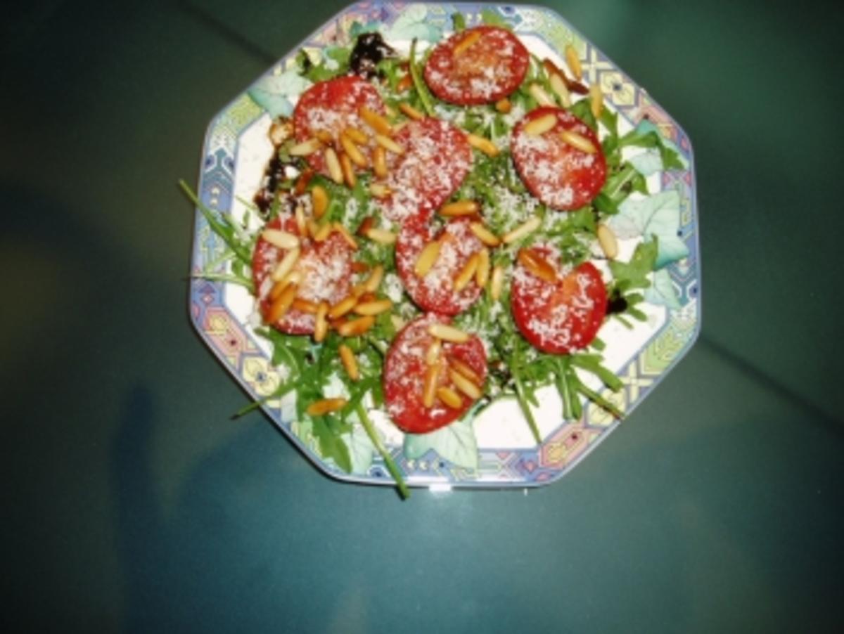 Ruccola-Salat-Ein Hauch von Sommer - Rezept