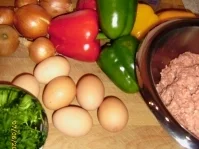 Rezept: Hackfleischkuchen / Gehacktes - Pizza Bild Nr. 2 Hackfleischkuchen / Gehacktes - Pizza - Rezept - Bild Nr. 2