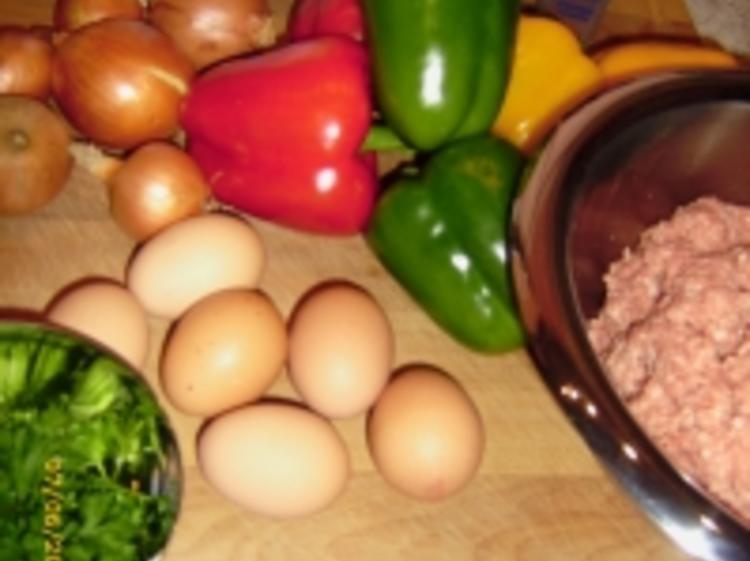Hackfleischkuchen / Gehacktes - Pizza - Rezept - kochbar.de