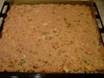 Rezept: Hackfleischkuchen / Gehacktes - Pizza Bild Nr. 22 Hackfleischkuchen / Gehacktes - Pizza - Rezept - Bild Nr. 22