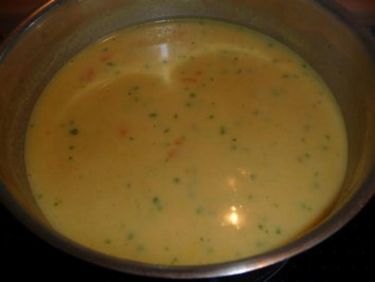 Cremige Kartoffelsuppe mit Scampis - Rezept - Bild Nr. 3