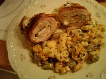 Putenbrust-Rolladen mit Frischkäse und Kräuter füllung - Rezept - Bild Nr. 6