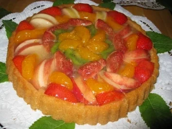 Schneller Tortenboden 28cm für Obst-Früchtbelag - Rezept