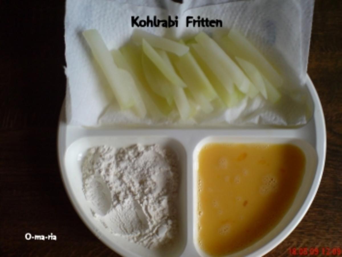 Gemüse  Kohlrabi ~ Fritten - Rezept - Bild Nr. 2