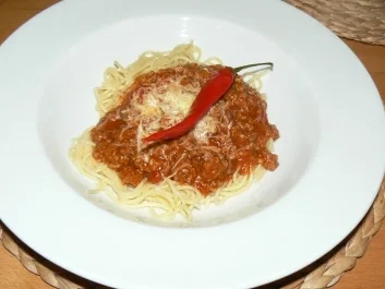 Spaghetti Bolognese a la Kraueterhexe - Rezept