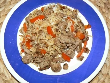 Reis-Hackfleischpfanne - Rezept