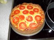 Quiche avec Tomaten - Rezept