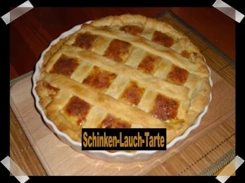 Schinken-Lauch-Tarte - Rezept
