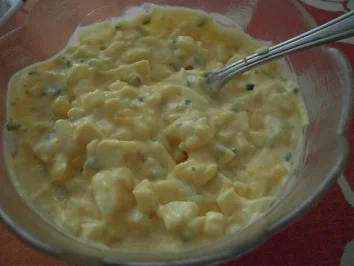 Rezept: Brotaufstrich Eiersalat Brotaufstrich Eiersalat - Rezept