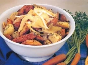 Gemischtes Grillgemüse mit Mohn - Rezept