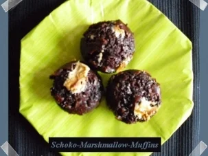 Schoko-Marshmallow-Muffins - Rezept