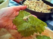 Gefüllte Weinblätter mit Hackfleisch - Rezept