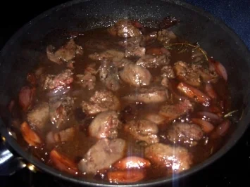 Rezept: Geflügelleber in Rotweinsauce Bild Nr. 7 Geflügelleber in Rotweinsauce - Rezept - Bild Nr. 7