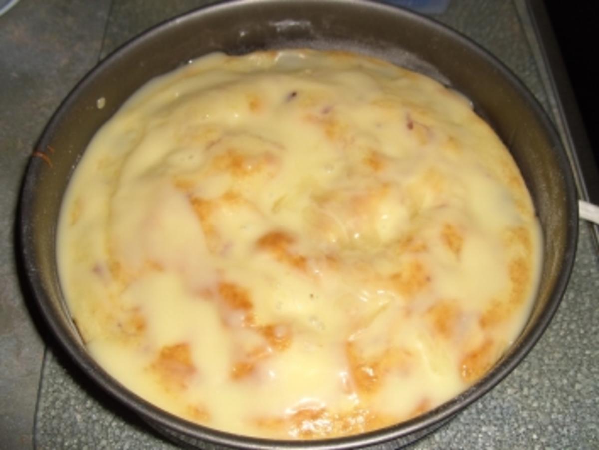 Kirschkuchen mit Creme fraiche-Guß - Rezept - Bild Nr. 8