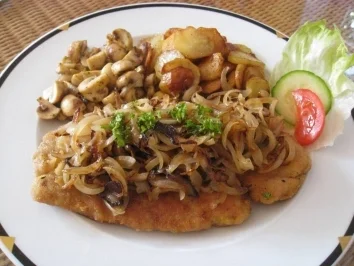 Schweineschnitzel  " Patron "   so wie es der Chef mochte - Rezept
