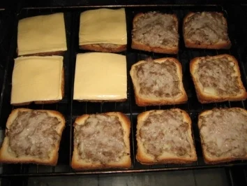 Hackfleischtoast - Rezept - Bild Nr. 2