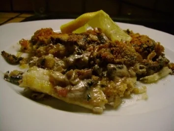 Fisch: Überbackenes Atlantik Zungenfilet - Rezept