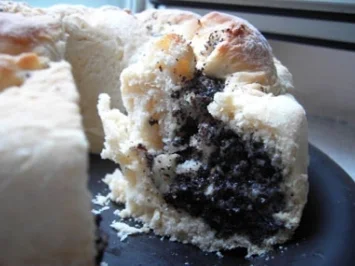 Kuchen: Mohn-Nuss-Apfel-Kranz - Rezept