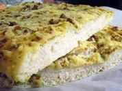Bärlauchpesto-Pizza-Brot - Rezept