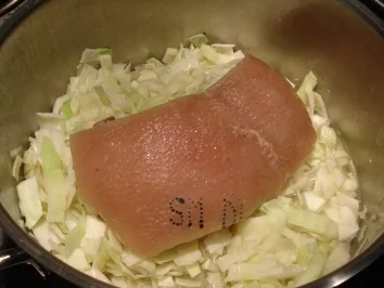 Rezept: "Weißkohl durcheinander" "Weißkohl durcheinander" - Rezept