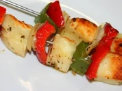 Halloumi Spieße - Rezept