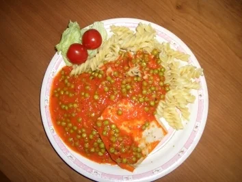 Rezept: Putenschnitzel mit Paprikasoße Putenschnitzel mit Paprikasoße - Rezept