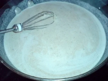 Spaghetti mit Käsesoße und Kräutertomaten - Rezept