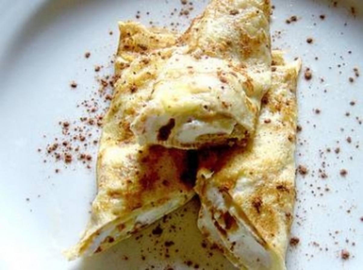 Crepes mit Bananen-Quark - Rezept mit Bild - kochbar.de